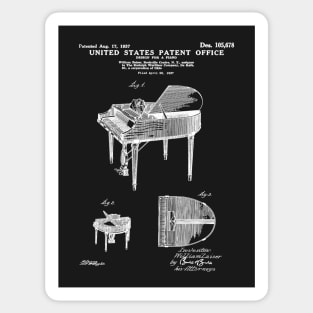 Wurlitzer Piano Patent White Sticker